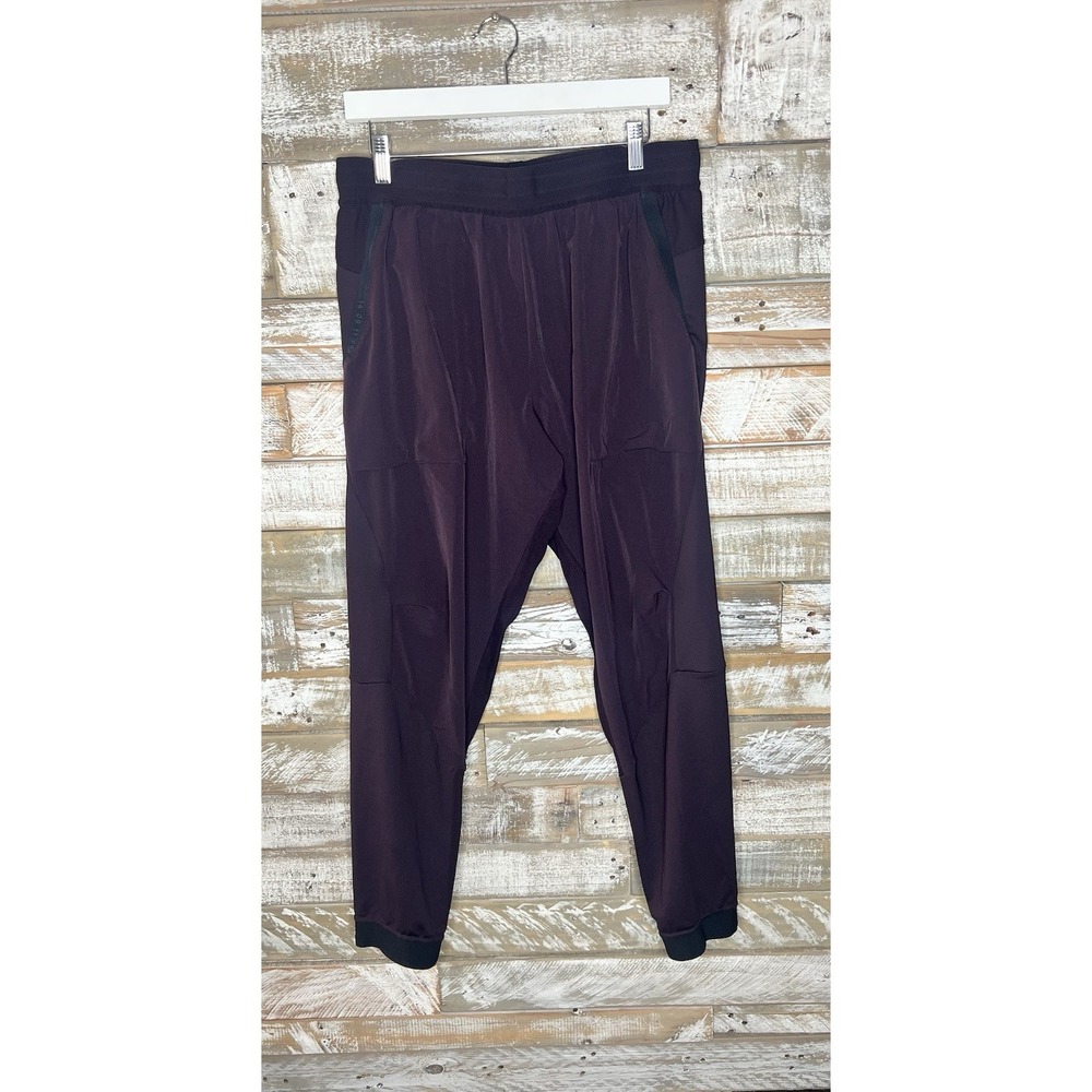 Nike men dark maroon/purple joggers‎ XL tapered legs